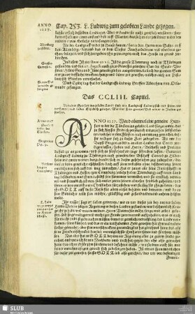 Das CCLIII. Capitel
