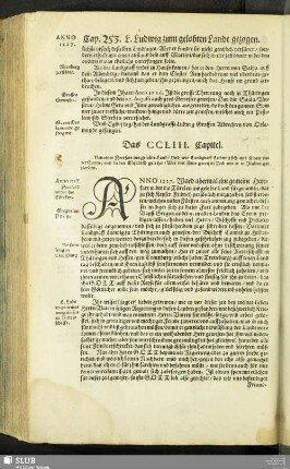 Das CCLIII. Capitel