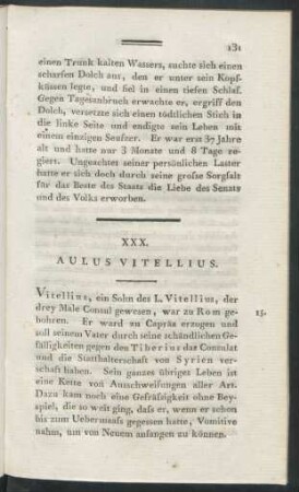 XXX. Aulus Vitellius
