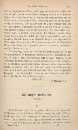 257-279 Die ältesten Weltkarten : Schluß