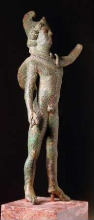 Römische Statuette eines Knaben: "Ganymedes mit phryg. Mütze und Chlamys"