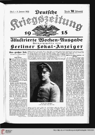 Hefte 1-5, Januar 1915