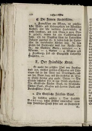 E. Der Fränkische Kreis.