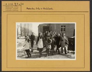 Landwirtschaftsschule in Crostwitz. : Ratarska šula w Chrósćicach.