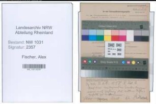 Entnazifizierung Alex Fischer , geb. 00.00.0000 (Kriminalsekretaer)