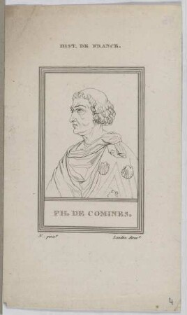 Bildnis des Ph. de Comines