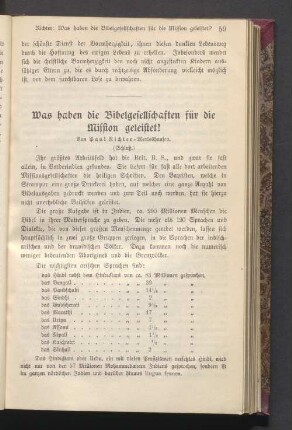 Was haben die Bibelgesellschaften für die Mission geleistet?