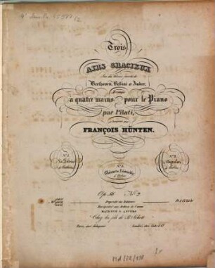 Trois airs gracieux sur des thêmes favoris de Beethoven, Bellini et Auber : Op. 56, No. 2. I Capuleti de Bellini