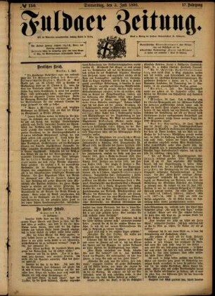 Ausgabe vom Donnerstag, den 03. Juli 1890.