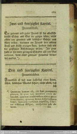 Drei und funfzigstes Kapitel. Freundlichkeit