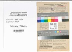 Entnazifizierung Wilhelm Schlueter , geb. 12.04.1905 (Former)