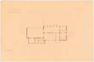 Gymnastikschule am See Monatskonkurrenz Dezember 1932: Grundriss Erdgeschoss 1:100