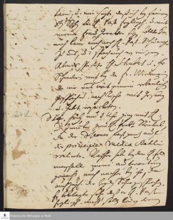 Tagebuch von Gotthilf August Francke.