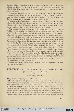 8: Lebensrente unfreiwilliger Entsagung