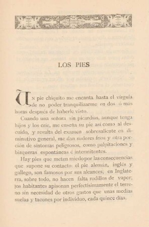 Los pies