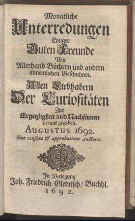 Augustus 1692.