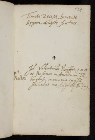 137r, Neuffer, Johannes Valentin