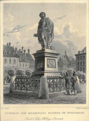 Grafik "Denkmal des Marschall Kleber zu Strasburg"