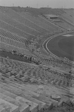 Baustelle des Leipziger Zentralstadions