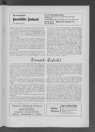 Fernseh-Fabrik?