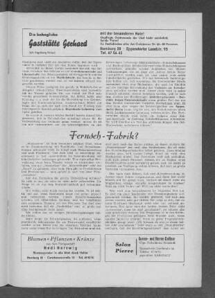 Fernseh-Fabrik?