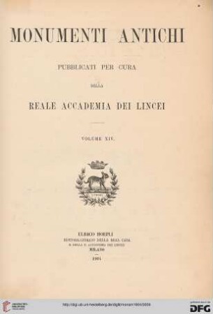 14: Monumenti antichi