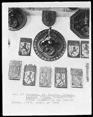 Totenschild des Gabriel Tetzel