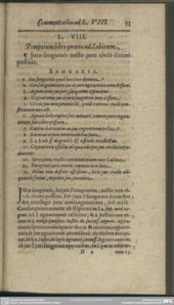 L. VIII. Pomponius libro quarto ad Sabinum