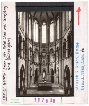 Magdeburg: Dom, Chor mit Umgang und Bischofsgang