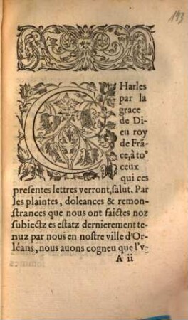 Ordonnance du roy prohibitive de porter habillemens de drap de Soie