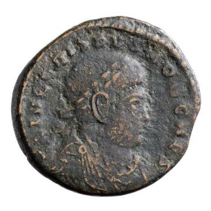 Münze, Follis, Aes 3, 317 - 326 n. Chr.