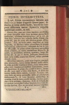 Febris Intermittens