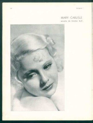 Mary Carlisle - Estudio de Sinclair Bull