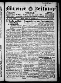 Bürener Zeitung. 1896-1935