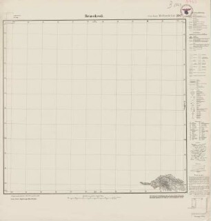 5463 (alte Nr.: 3187) Brunnkreß, Meßtischblatt (4cm - Karte)