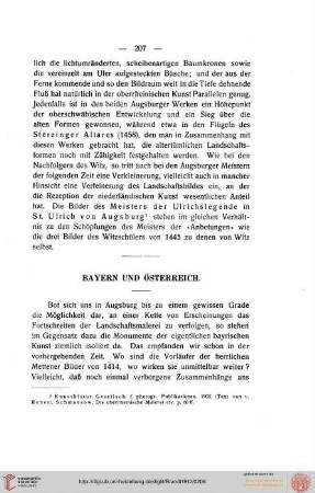 Dritter Teil: Der Sieg des neuen Sehens (1430-1460), Bayern und Österreich
