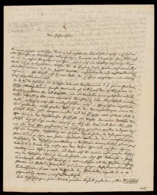 Brief von Georg Friedrich Bischoff an Louis Spohr