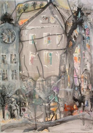 Die Schulglocke und mein Geburtshaus Dez. 2003