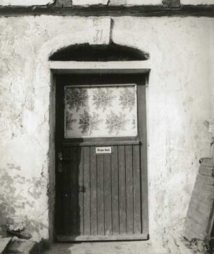 Dörnthal (Pfaffroda-Dörnthal), Hauptstraße 151 (Hof Nr. 71). Wohnstallhaus (1848/1865). Haustür
