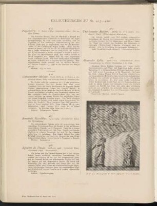 Erläuterungen zu Nr. 415 - 420: