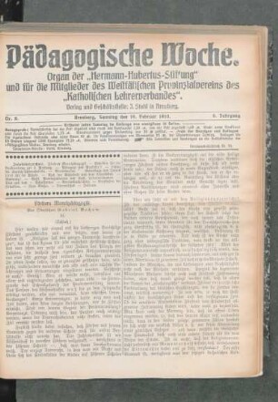 Försters Moralpädagogik : (Schluß)