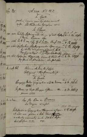 Aus einer Auction des hiesigen Antiquars Hassieur [?] erkauft. - Von Hhn Bar. v. Pronay aus Ungarn verehrt.