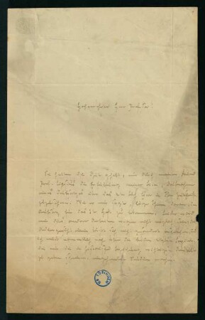 Brief vom 16. April 1859