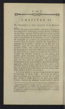 Chapitre VI. Du Phantéisme ou idées naturelles de la Divinité.