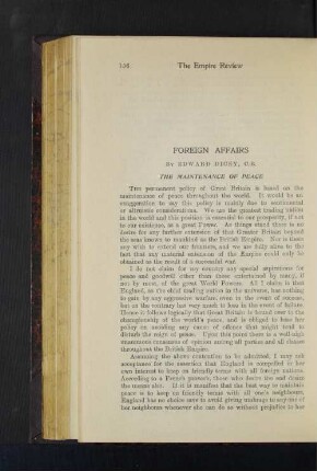 Foreign Affairs