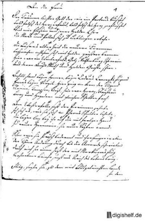 1: Brief von Johann Georg Scheffner an Johann Wilhelm Ludwig Gleim