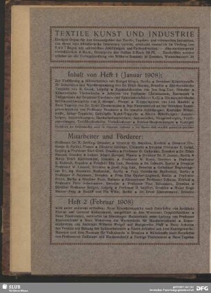 Heft 2 (Februar 1908)