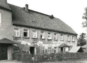 Schmölln-Putzkau, Ottendorfer Straße 3/7. Rittergut Putzkau (1701/1900). Wohnstallhaus