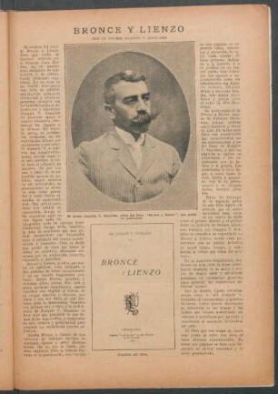 "Bronce y Lienzo", por el doctor Joaquín V. González