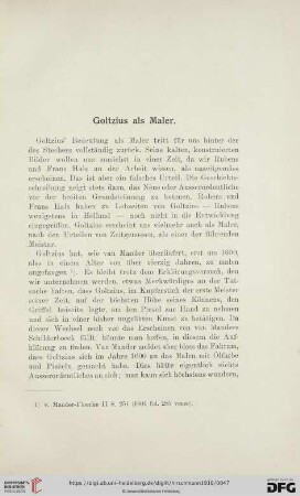 Goltzius als Maler